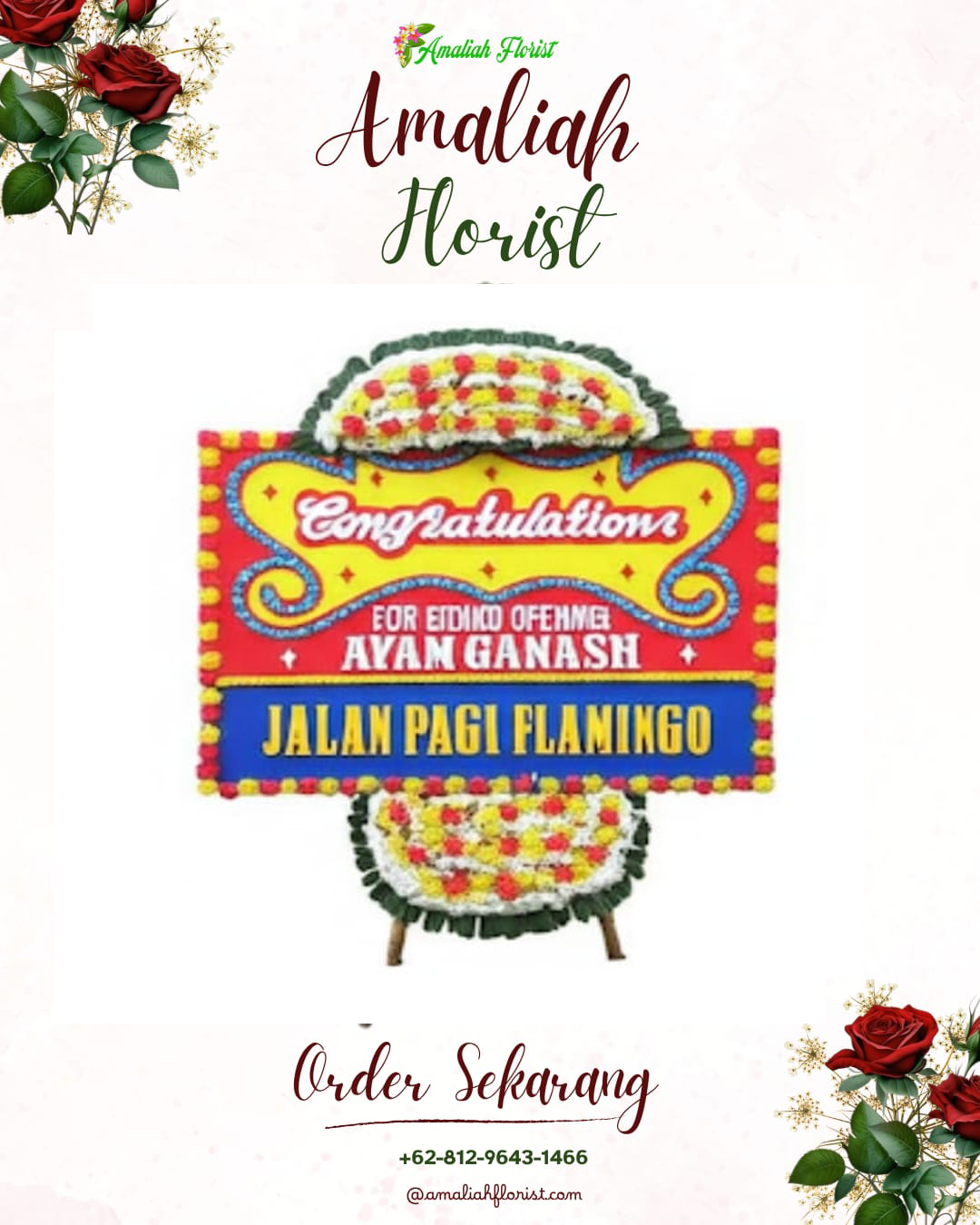 Sewa Papan Bunga Dolopo